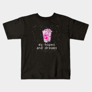 my hopes and dreams funny shit post Kids T-Shirt